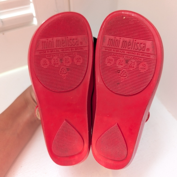 Mini Melissa Jelly Flats Minnie Mickey Disney 10 - Picture 3 of 6